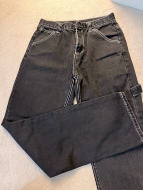 NWOT - Mid Rise Stitched Straight Leg Carpenter Jeans